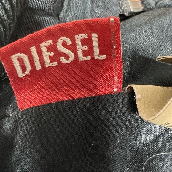 Vintage Y2K DIESEL Racing Biker Nylon Bomber Jacket Size Small Faded Avant Garde - Picture 12 of 14